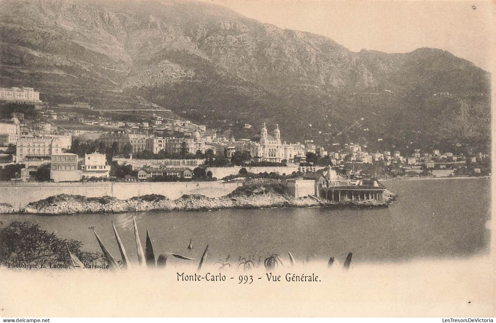 MONACO - Monte Carlo 993 - Vue Générale - Carte Postale Ancienne - Monte-Carlo