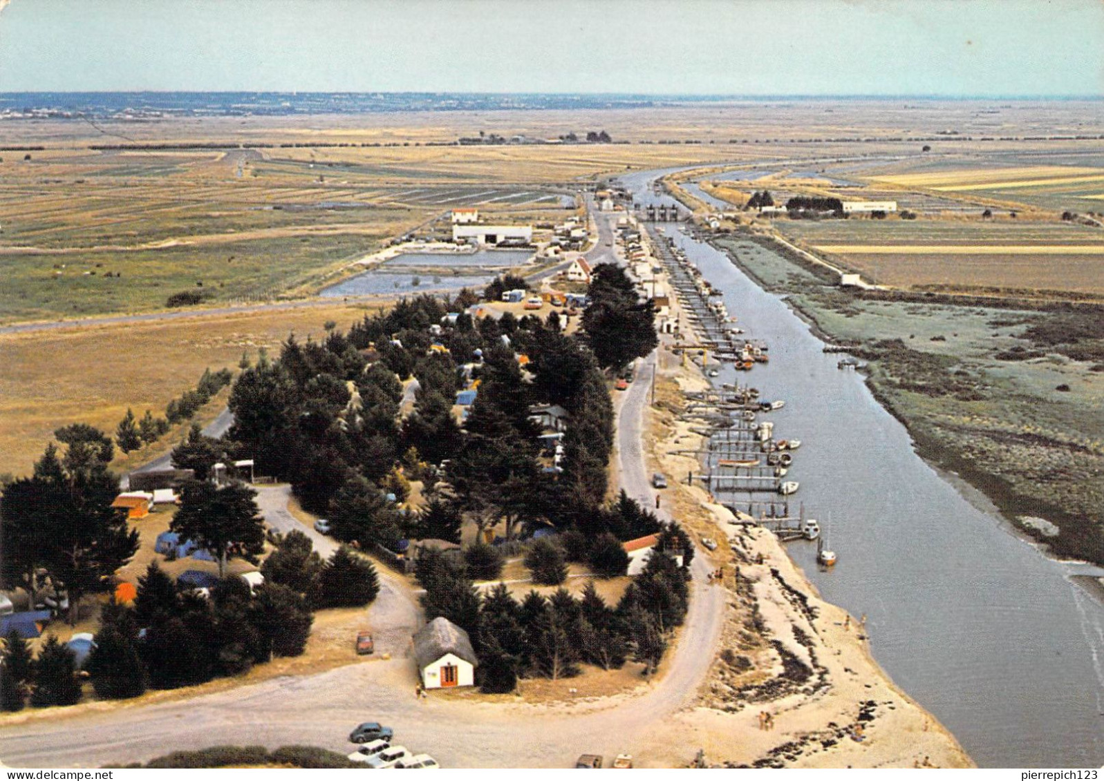 44 - Bourgneuf En Retz - Le Collet - L'Etier Du Collet Et Le Camping Municipal - Bourgneuf-en-Retz