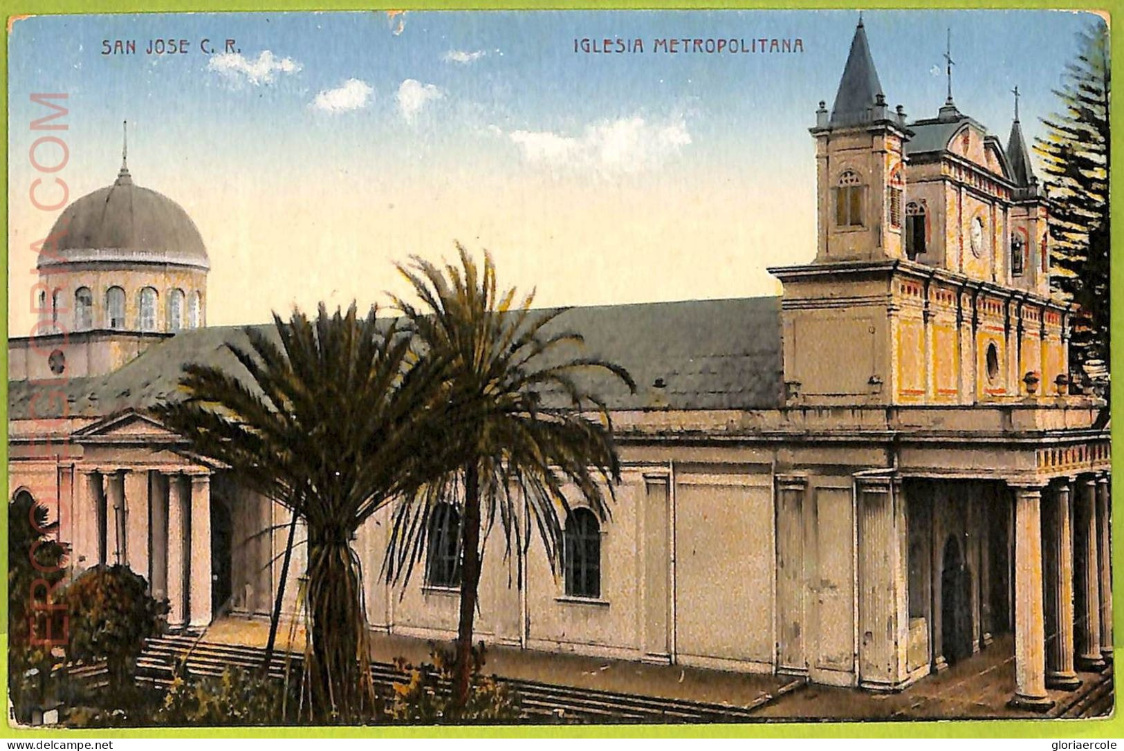 Aa6068 - COSTA RICA - Vintage Postcard  - San Jose - Iglesia Metropolitana - Costa Rica