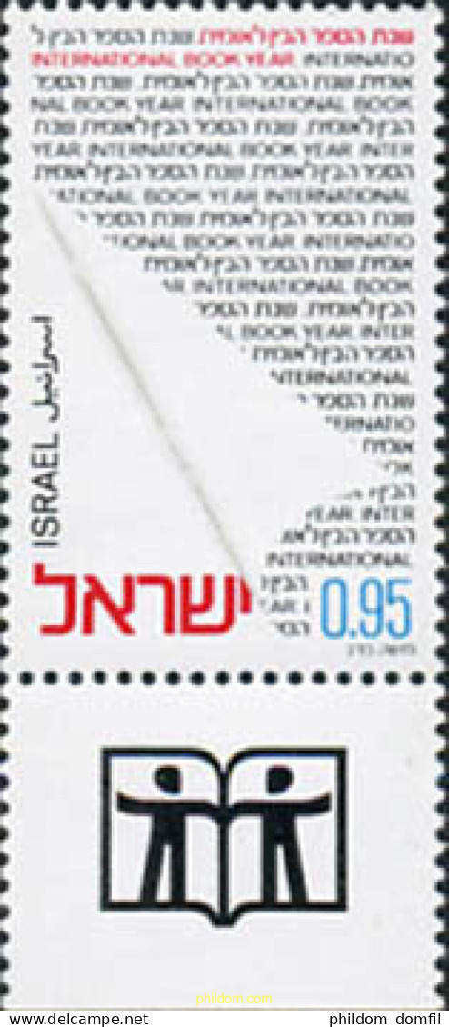 327849 MNH ISRAEL 1972 AÑO INTERNACIONAL DEL LIBRO - Ongebruikt (zonder Tabs)