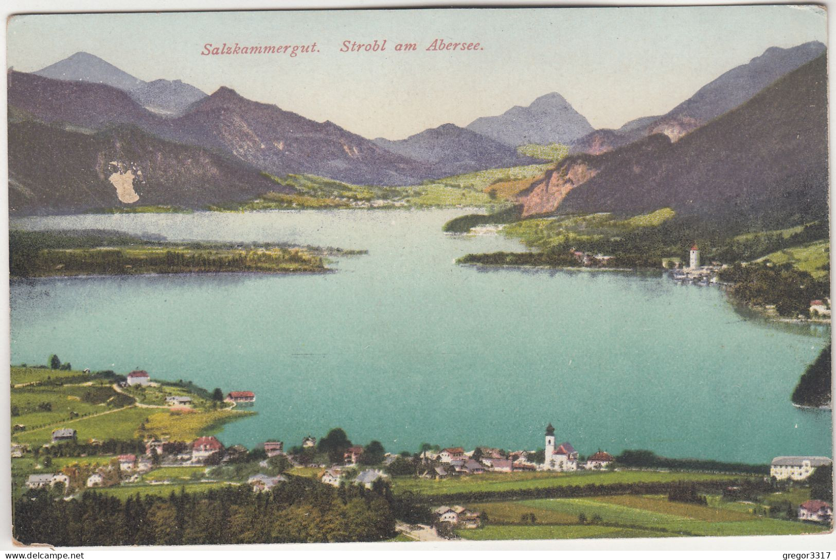 E2408) Salzkammergut - STROBL Am ABERSEE - 1916 - Strobl