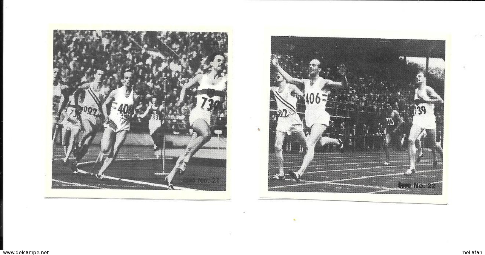 DS37 - PHOTOS COLLECTION ESSO - JOSY BARTHEL (406) - WERNER LUEG (739) - BOB MCMILLEN (092) - Atletiek