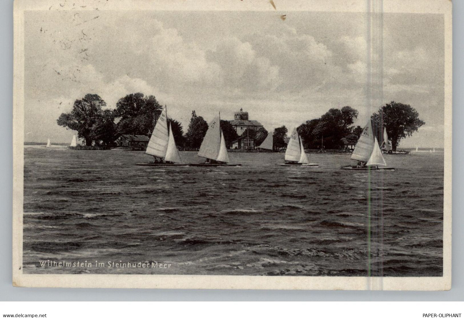 3050 WUNSTORF, Insel Wilhelmstein, Segelregatta, 193... - Wunstorf