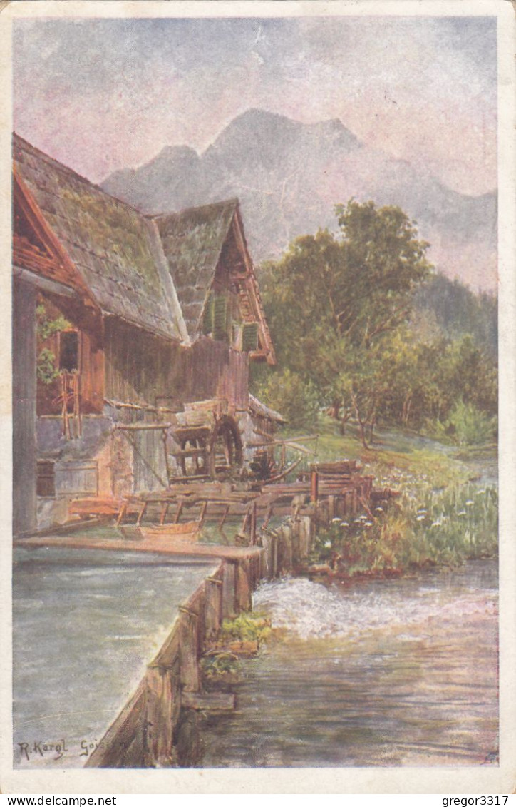 E2413) Salzkammergut - Landschaftsbild ALTE MÜHLE In GOISERN - V. R. KARGL - Tolle Late AK 1920 - Bad Goisern
