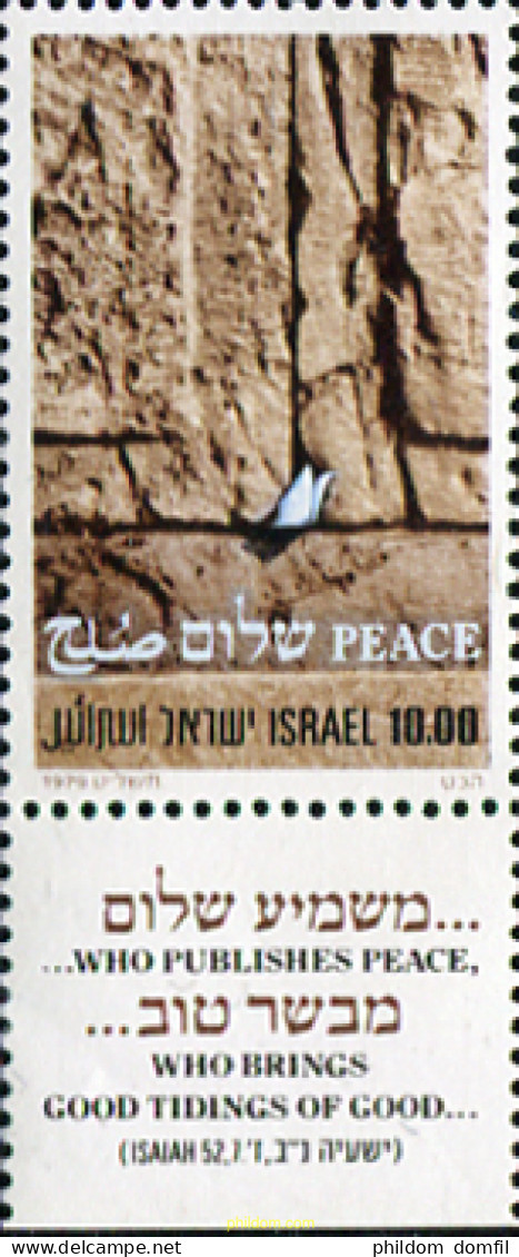 328248 MNH ISRAEL 1979 FIRMA DEL TRATADO DE PAZ CON EGIPTO - Nuovi (senza Tab)