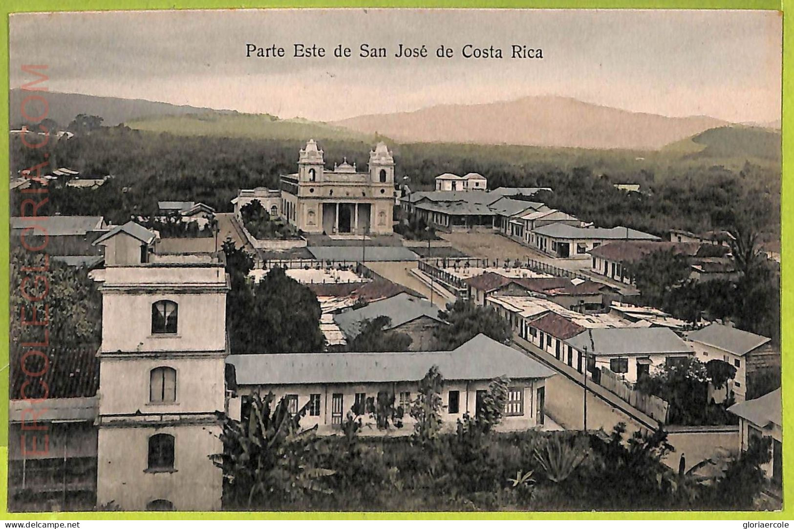 Aa6089 - COSTA RICA - Vintage Postcard  - Parte Este De San Jose - Costa Rica