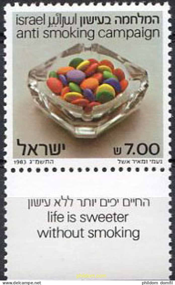 328299 MNH ISRAEL 1983 CAMPAÑA ANTI TABACO - Unused Stamps (without Tabs)