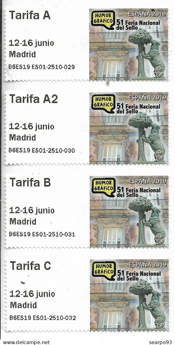 SPAIN. ATM. FERIA DEL SELLO 2019. OSO Y MADROÑO - Timbres De Distributeurs [ATM]