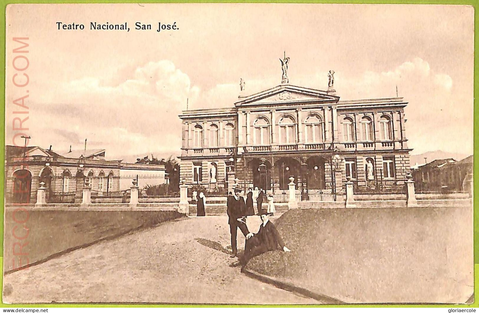 Aa6101 - COSTA RICA - Vintage Postcard - San Jose - Teatro Nacional - Costa Rica