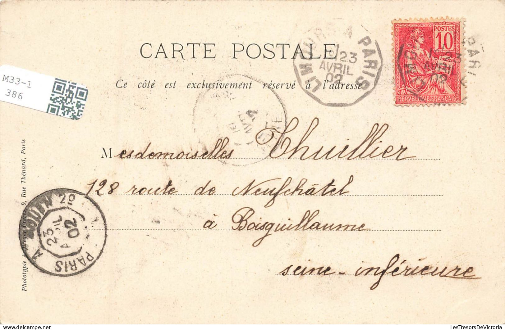 FRANCE - Orsay - L'Intérieur De L'Eglise - Dos Non Divisé - Carte Postale Ancienne - Orsay