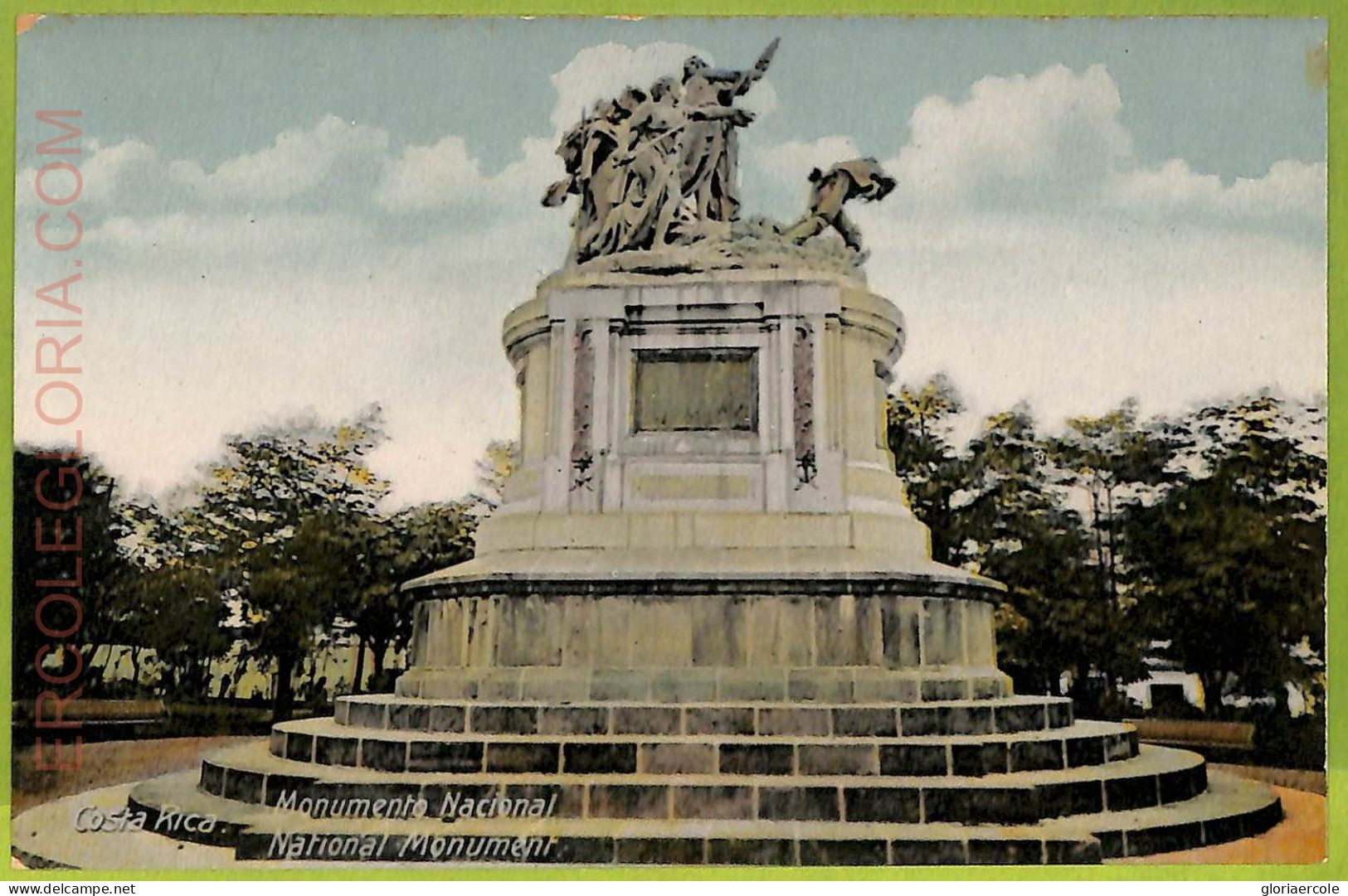 Aa6103 - COSTA RICA - Vintage Postcard - National Monument - Costa Rica