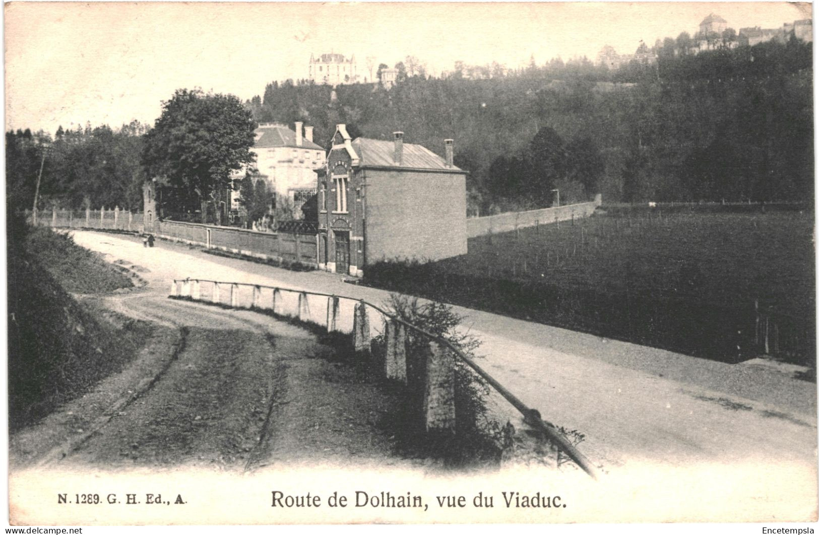 CPA Carte Postale Belgique Dolhain Route De Dolhain Rue Du Viaduc 1906 VM75953ok - Limburg