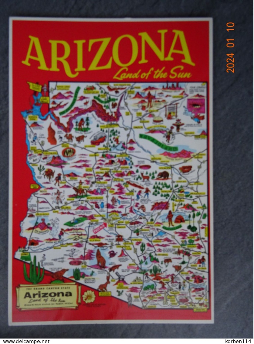 ARIZONA  LAND OF THE SUN - Andere & Zonder Classificatie