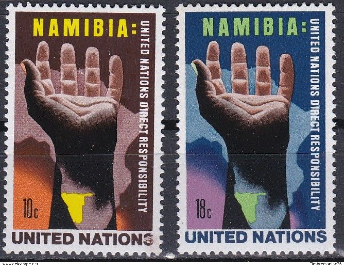 Nations Unies N.Y. 1975 YT 255-256 Neufs - Unused Stamps