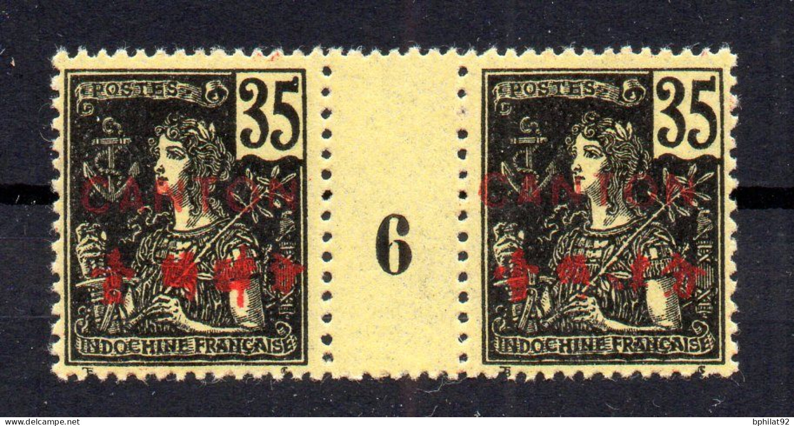 !!! PAKHOI, PAIRE DU N°26 AVEC MILLESIME 6 NEUVE * - Unused Stamps