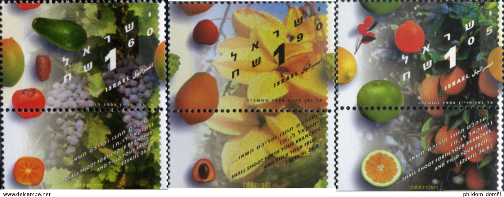 328572 MNH ISRAEL 1996 FRUTAS - Ongebruikt (zonder Tabs)