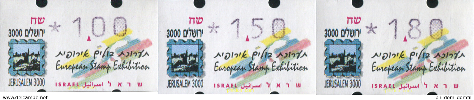 129921 MNH ISRAEL 1995 ETIQUETA DE FRANQUEO - Ungebraucht (ohne Tabs)