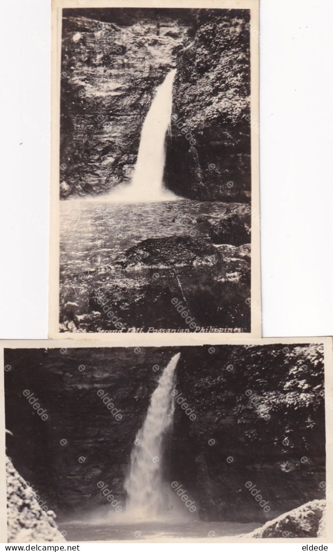 Real Photo 2 Cards Second Fall Pagsanjan - Philippines