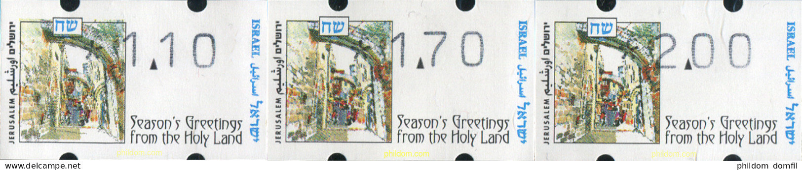 129936 MNH ISRAEL 1997 ETIQUETA DE FRANQUEO - Neufs (sans Tabs)