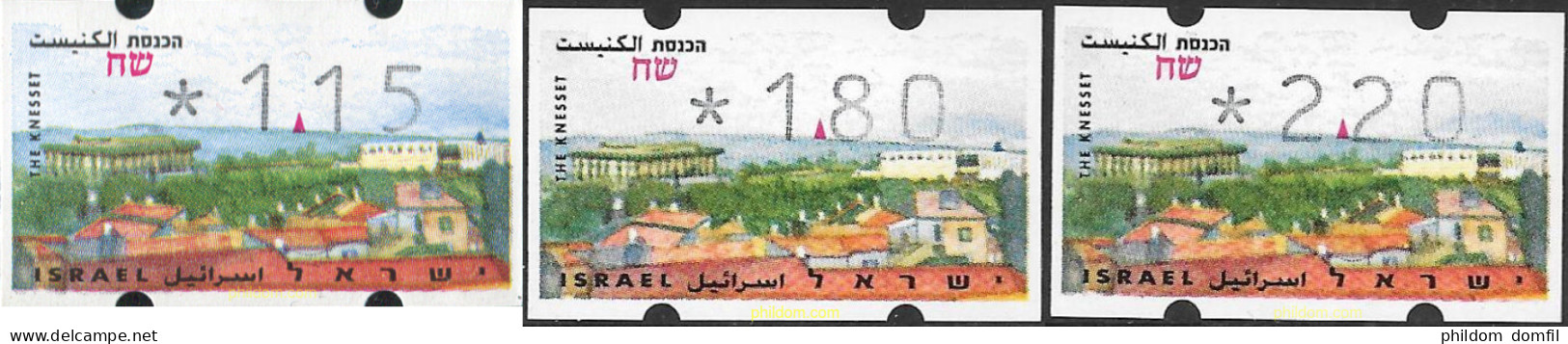 129938 MNH ISRAEL 1997 SITIOS HISTORICOS DE ISRAEL - Nuevos (sin Tab)