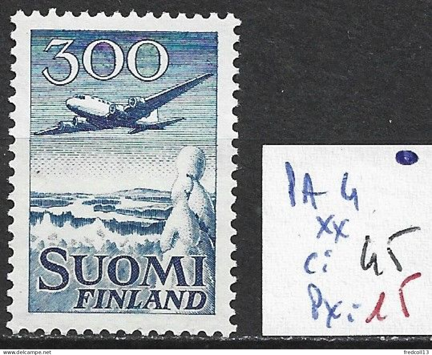 FINLANDE PA 4 ** Côte 45 € - Unused Stamps