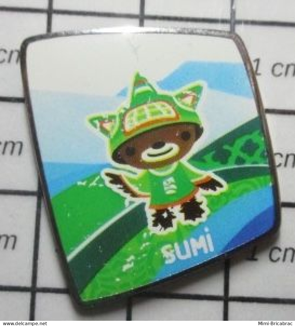 2922 Pin's Pins / Beau Et Rare / JEUX OLYMPIQUES / MASCOTTE SUMI Jeux Olympiques D'hiver De 2010 - Spelletjes