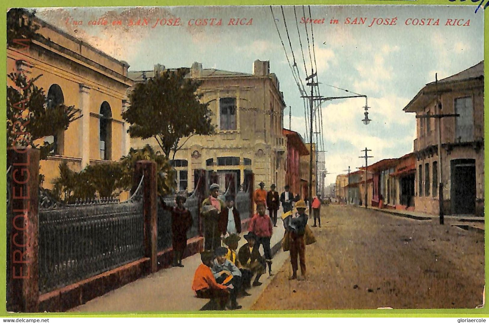 Aa6120 - COSTA RICA - Vintage Postcard - San Jose - Costa Rica