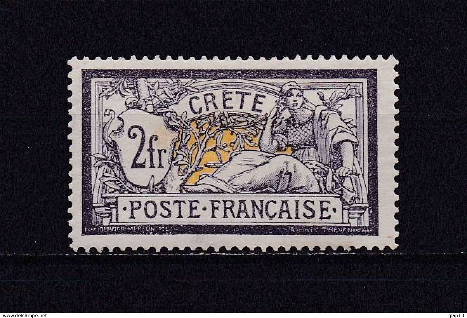 CRETE 1902 TIMBRE N° 14 NEUF AVEC CHARNIERE - Ungebraucht