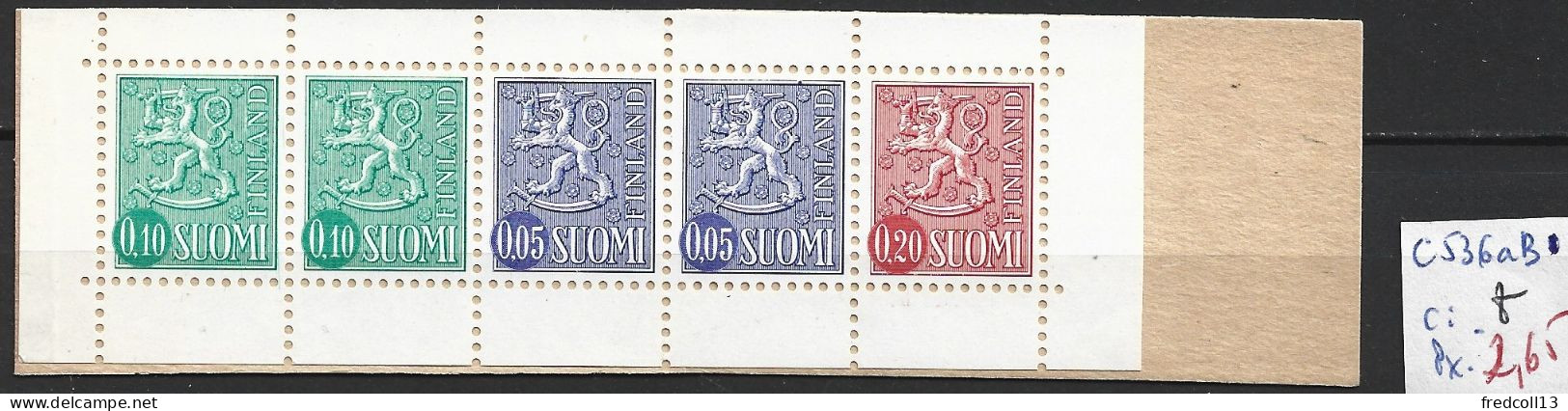 FINLANDE C 536aB Côte 8 € - Carnets