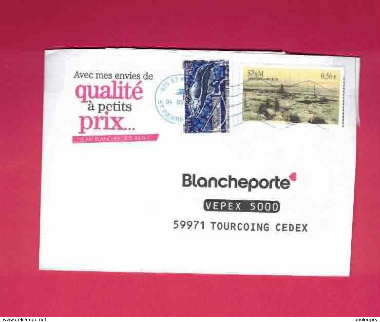 Lettre De 2012 Pour La France - YT N° 963 Et 981 - Le Phare De La Pointe Aux Canons - Poisson - Morue - Storia Postale