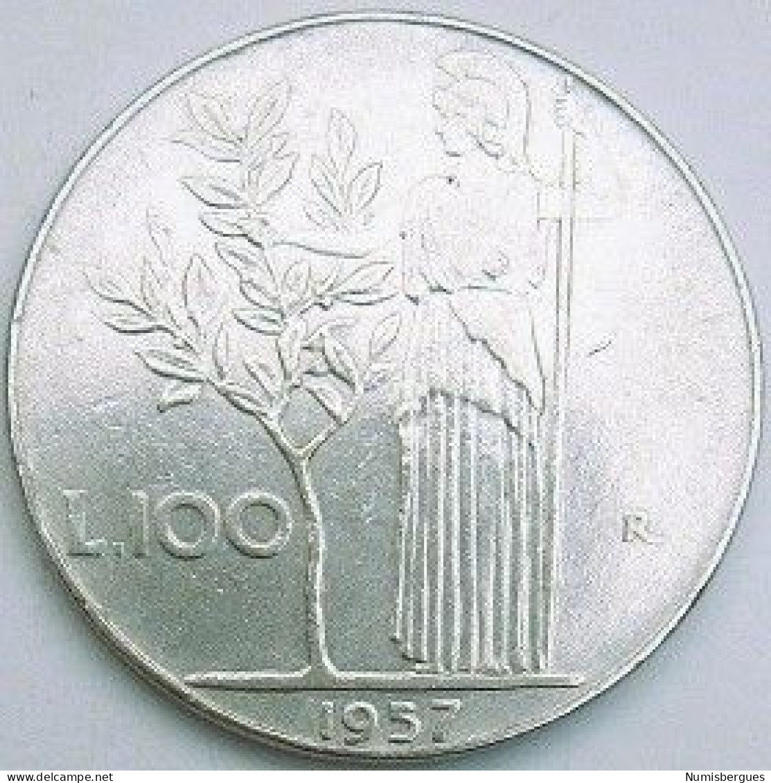 Pièce De Monnaie 100 Lire 1957 - 100 Liras
