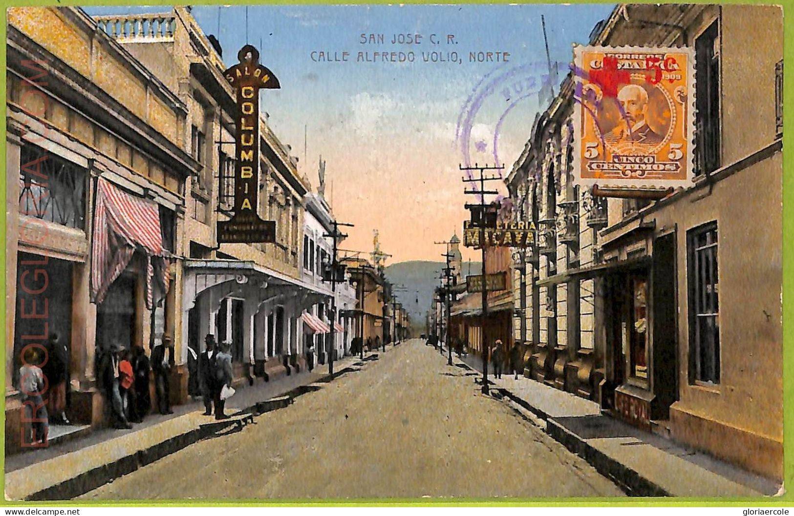 Aa6133 - COSTA RICA - Vintage Postcard - San Jose - Costa Rica