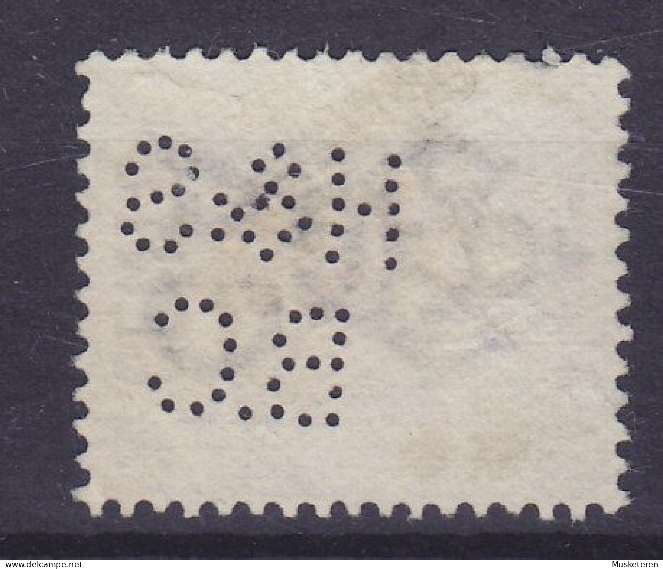 Hong Kong 1865 Mi. 49 II, 50c./48c. Perfin Perforé Lochung 'H&S B.C' (60 Holes) Foochow - Hong Kong & Shanghai Bank. - Gebraucht