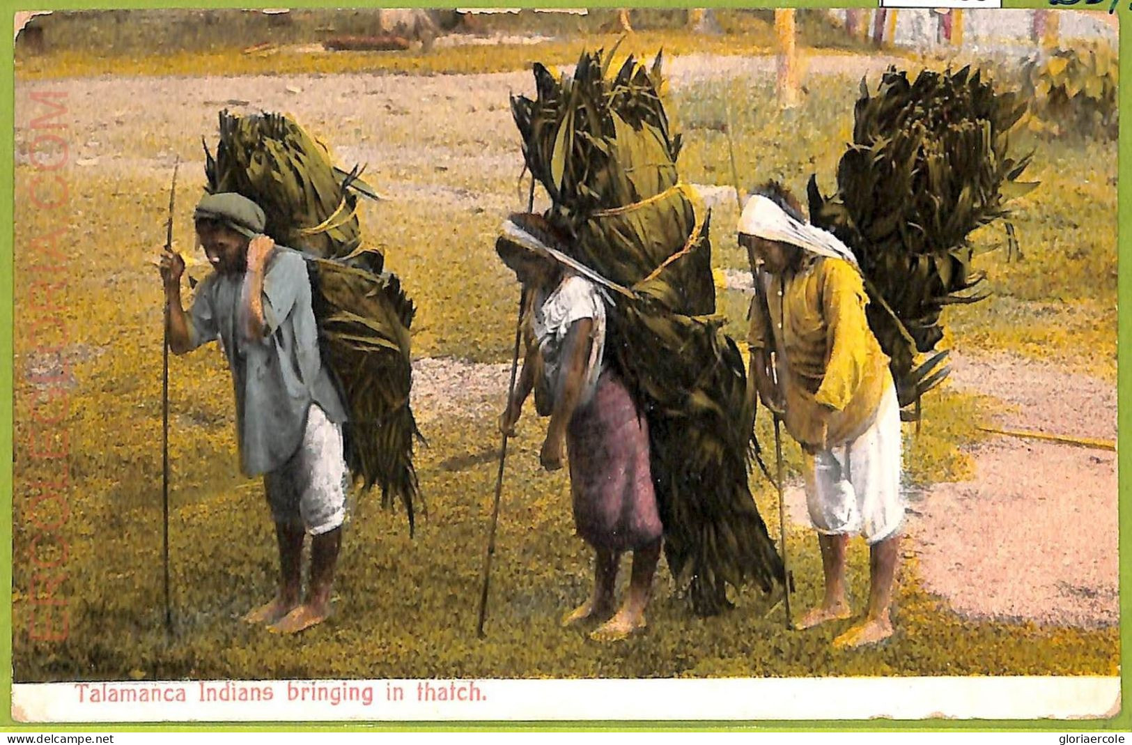 Aa6138 - COSTA RICA - Vintage Postcard - Talamanca Indians - Costa Rica