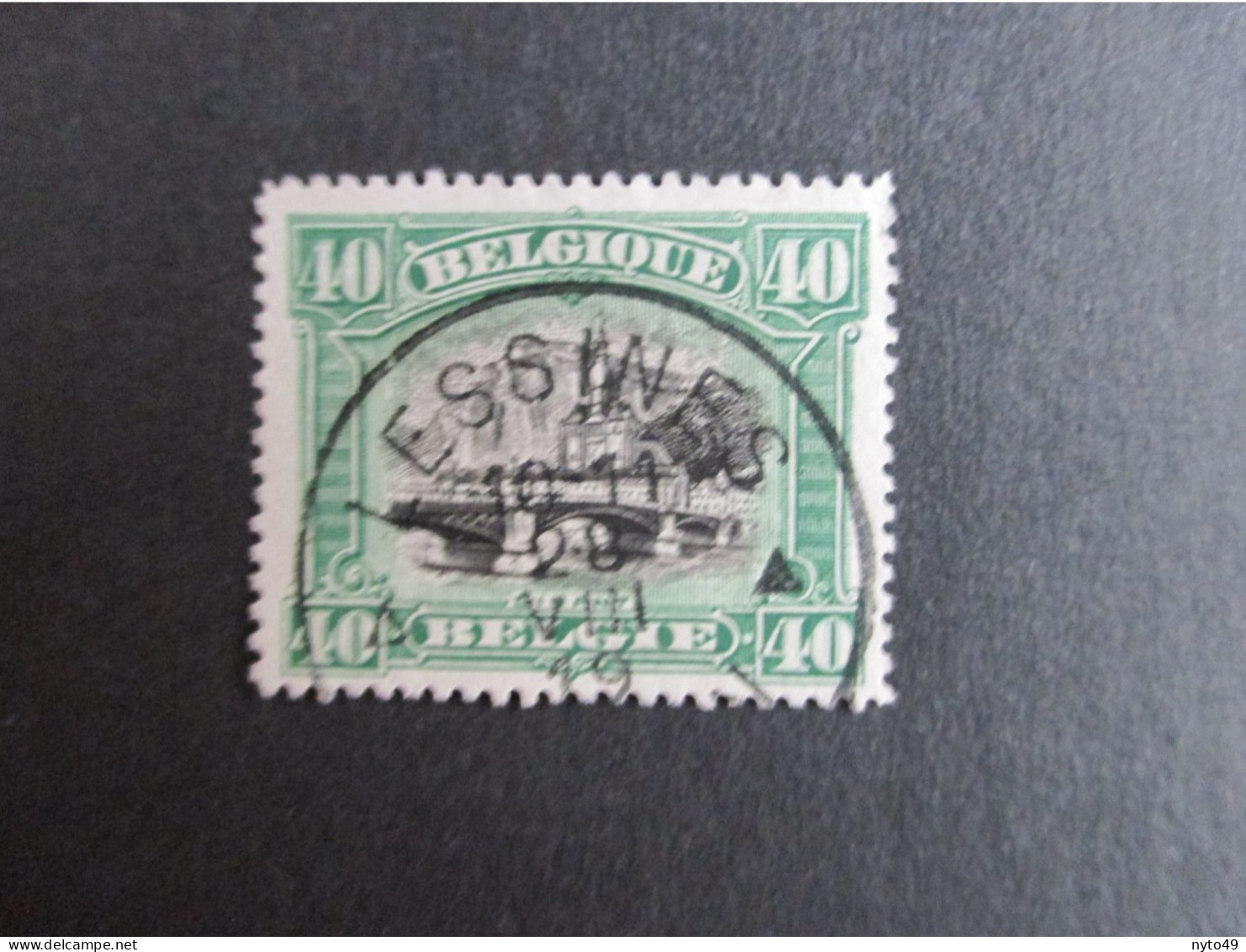 Nr 143 - Dinant Citadel - Centrale Stempel Lessinnes - 1915-1920 Albert I