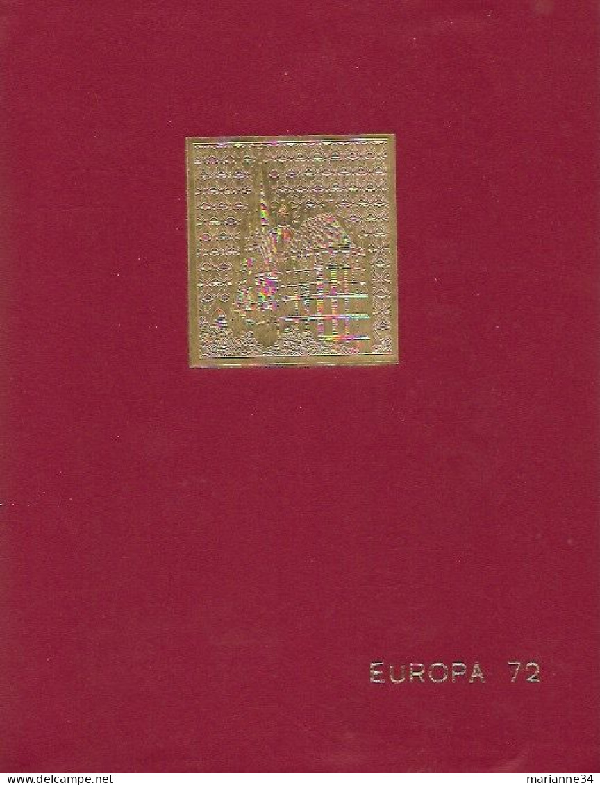 Europa 1972- 7 documents + 8 enveloppes (70 é anniv.journées philatéliques européennes Paris)