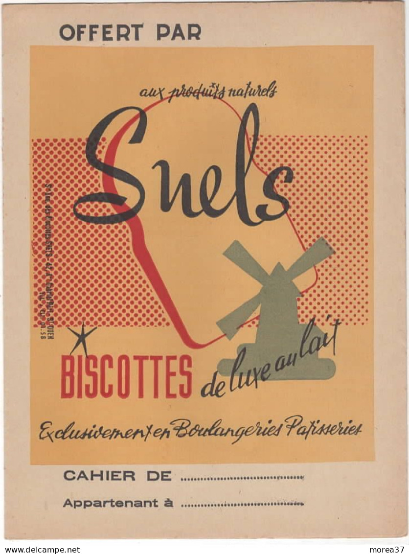 PROTEGE CAHIER   BISCOTTES SNELS - Biscotti