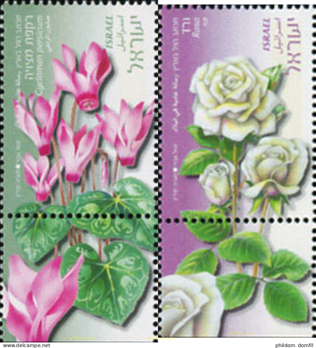 328929 MNH ISRAEL 2008 FLORES - Unused Stamps (without Tabs)
