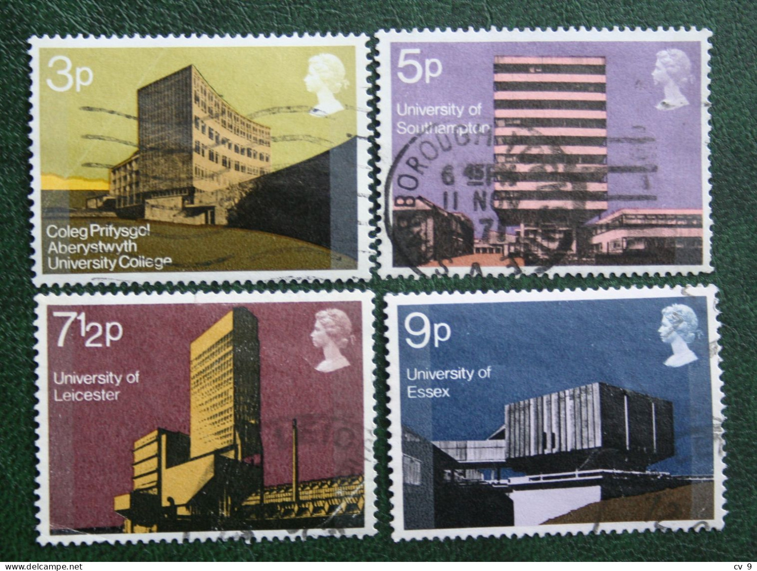 British Architecture (Mi 583-586) 1971 Used Gebruikt Oblitere ENGLAND GRANDE-BRETAGNE GB GREAT BRITAIN - Usati