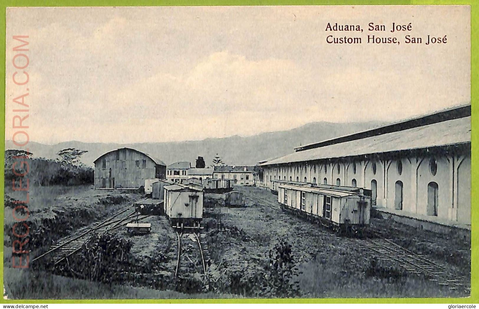 Af2320 - COSTA RICA - Vintage Postcard - San Jose, Aduana, Custom House - Costa Rica