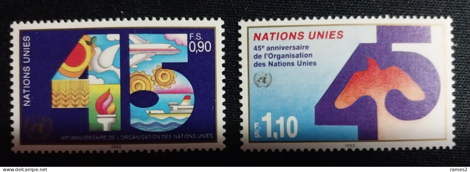 Nations Unies > Office De Genève > 1980-1989 > Neufs N°192/193** - Nuevos
