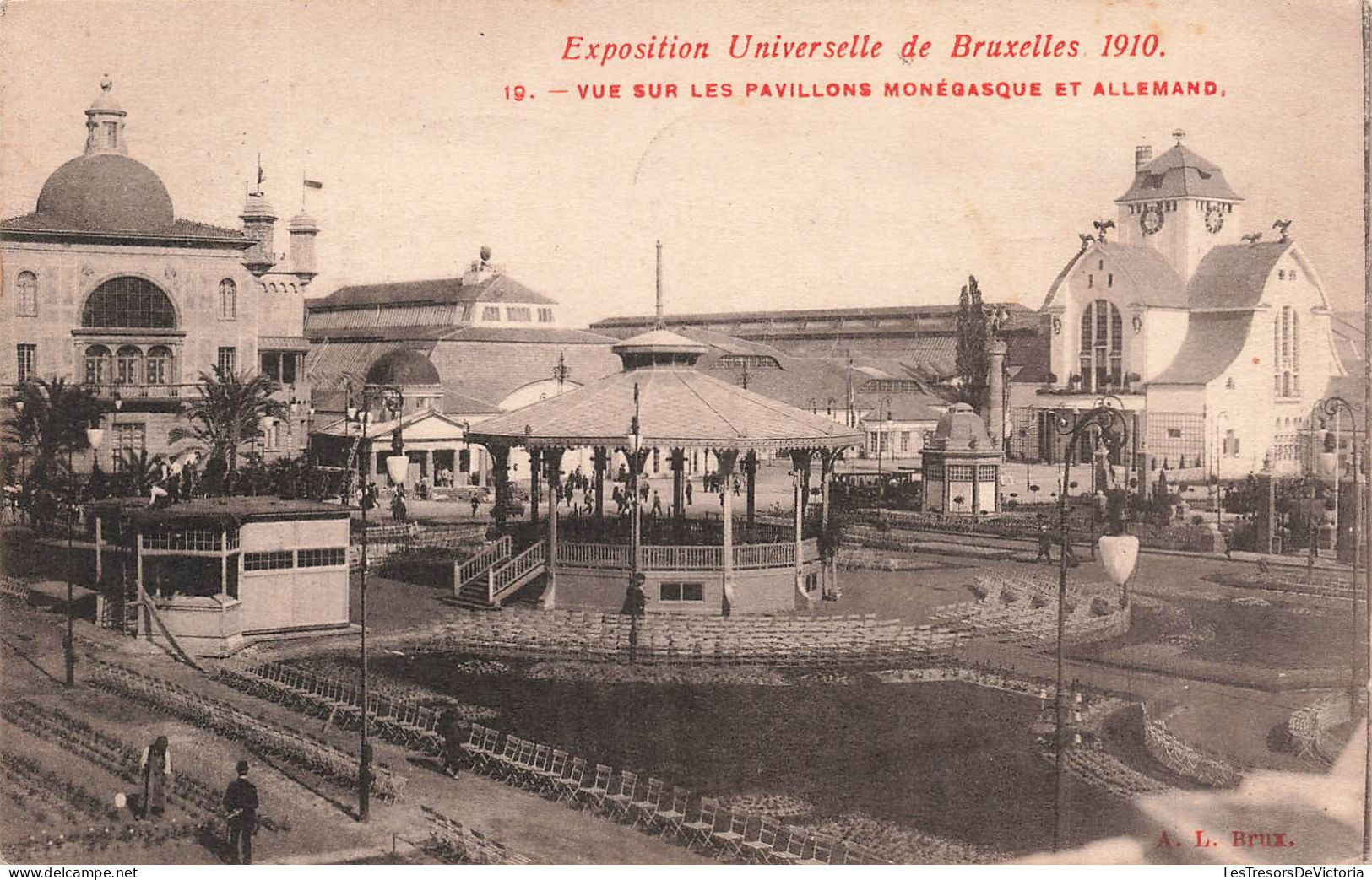 BELGIQUE - Bruxelles - Exposition Universelle De 1910 - Vue Sur Les Pavillons Monégasque - Carte Postale Ancienne - Exposiciones Universales