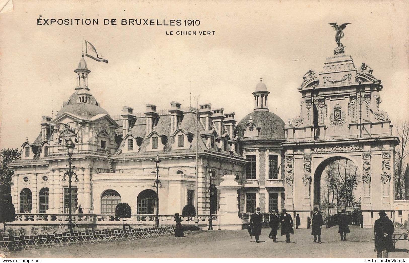 BELGIQUE - Bruxelles - Exposition De 1910 - Le Chien Vert - Carte Postale Ancienne - Universal Exhibitions