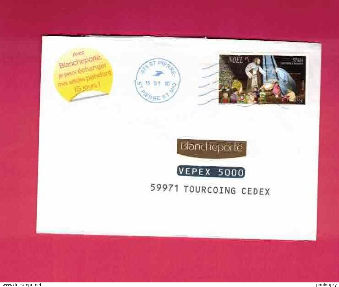 Lettre De 2010 Pour La France - YT N° 965 - Noël - Covers & Documents