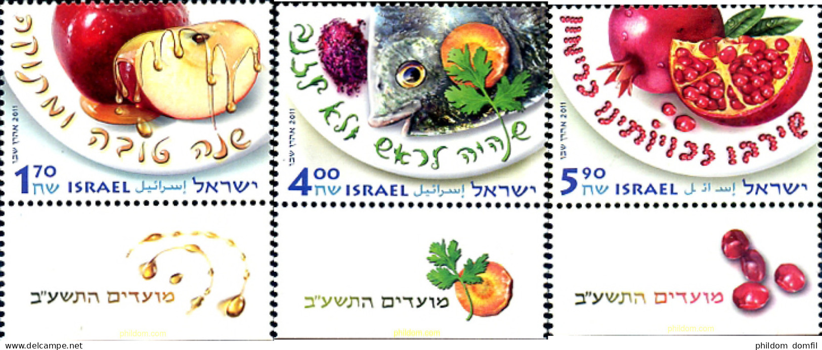 329153 MNH ISRAEL 2011 AÑO NUEVO - Ongebruikt (zonder Tabs)