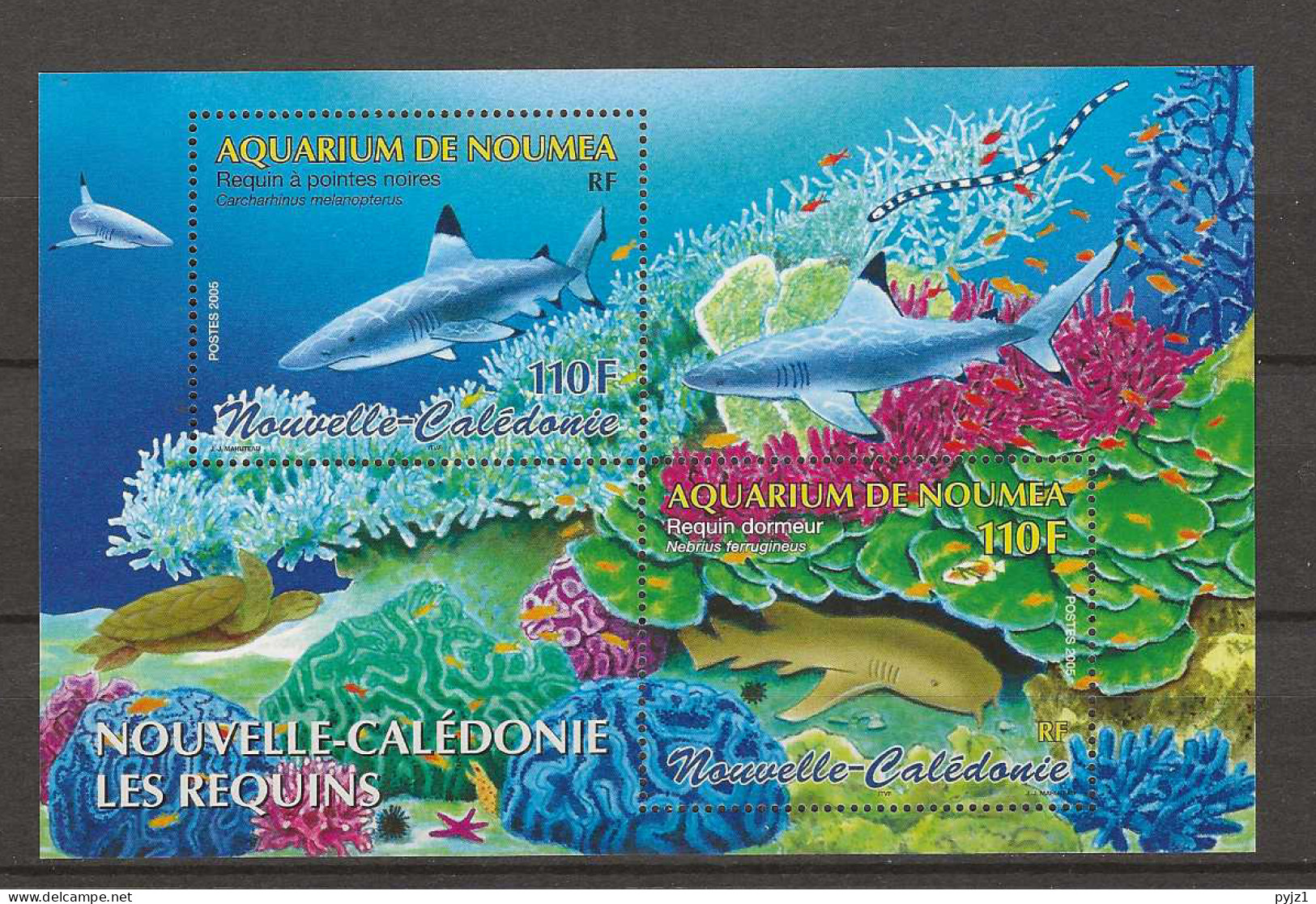 2005 MNH Nouvelle Caledonie Mi Block 37 Postfris** - Blocks & Sheetlets