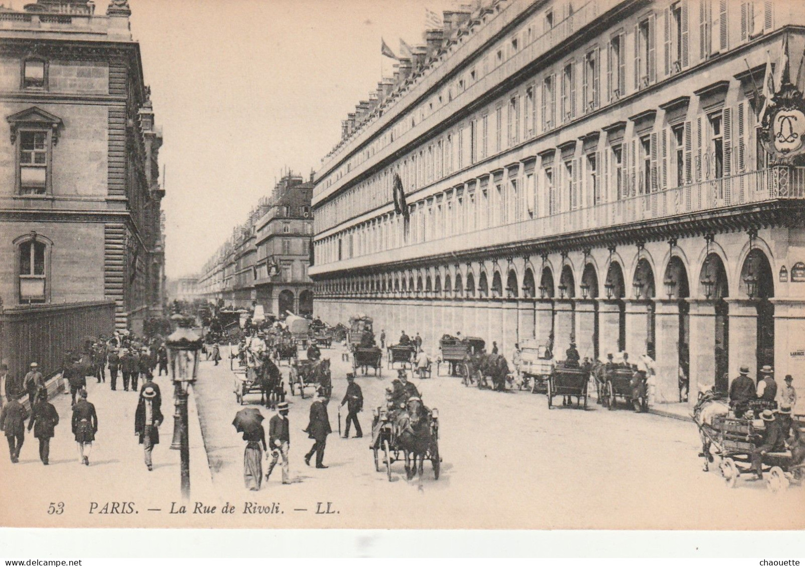 Rue De Rivoli     Edit  LL No 53 - Unclassified