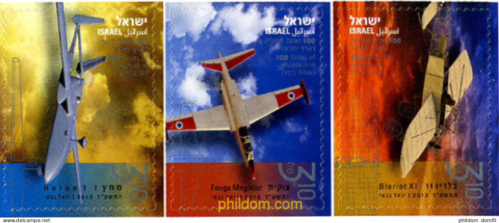 329268 MNH ISRAEL 2013 AVIACION - Ongebruikt (zonder Tabs)