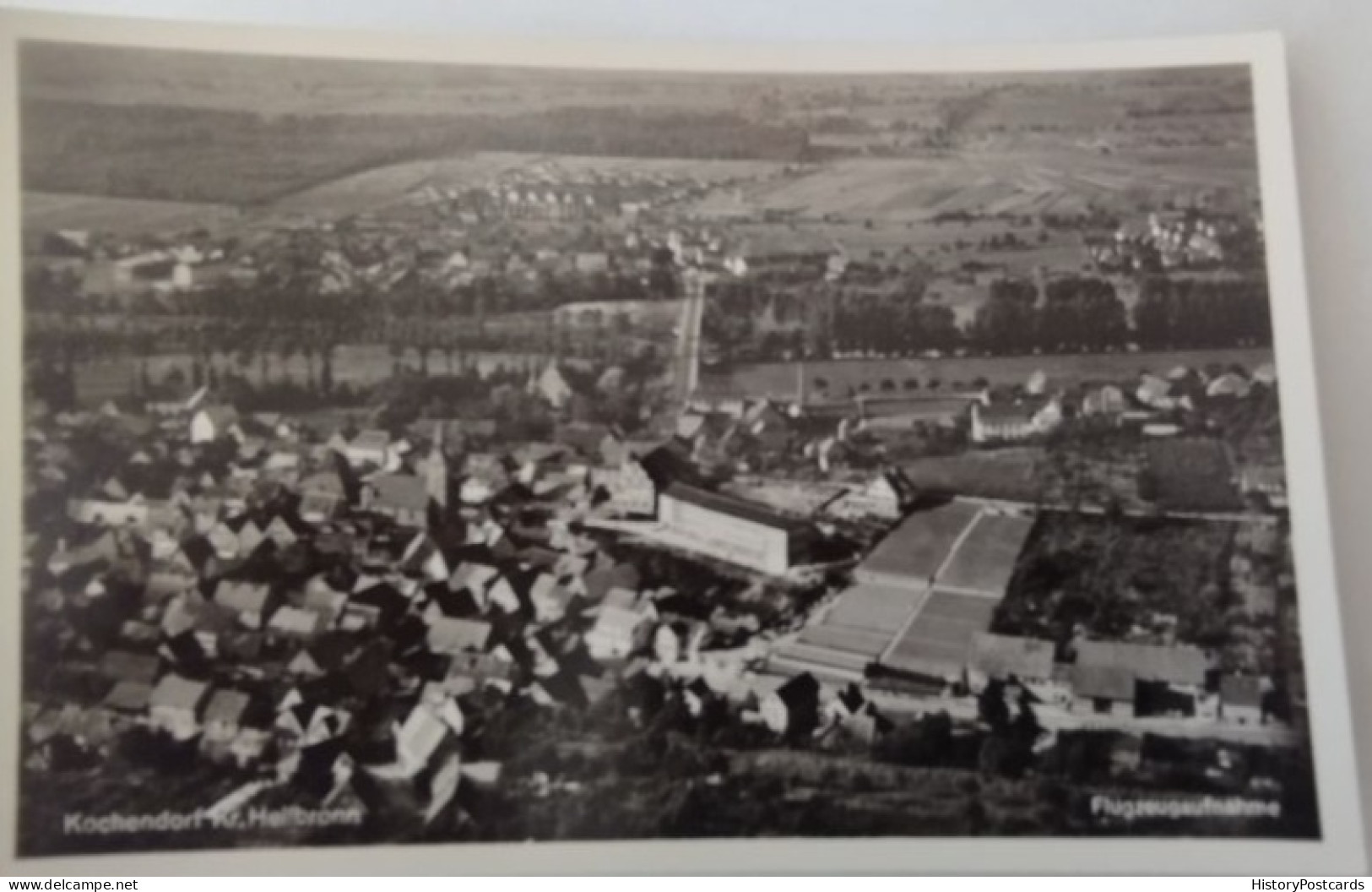 Kochendorf, Kr. Heilbronn, Fliegeraufnahme, 1950 - Heilbronn