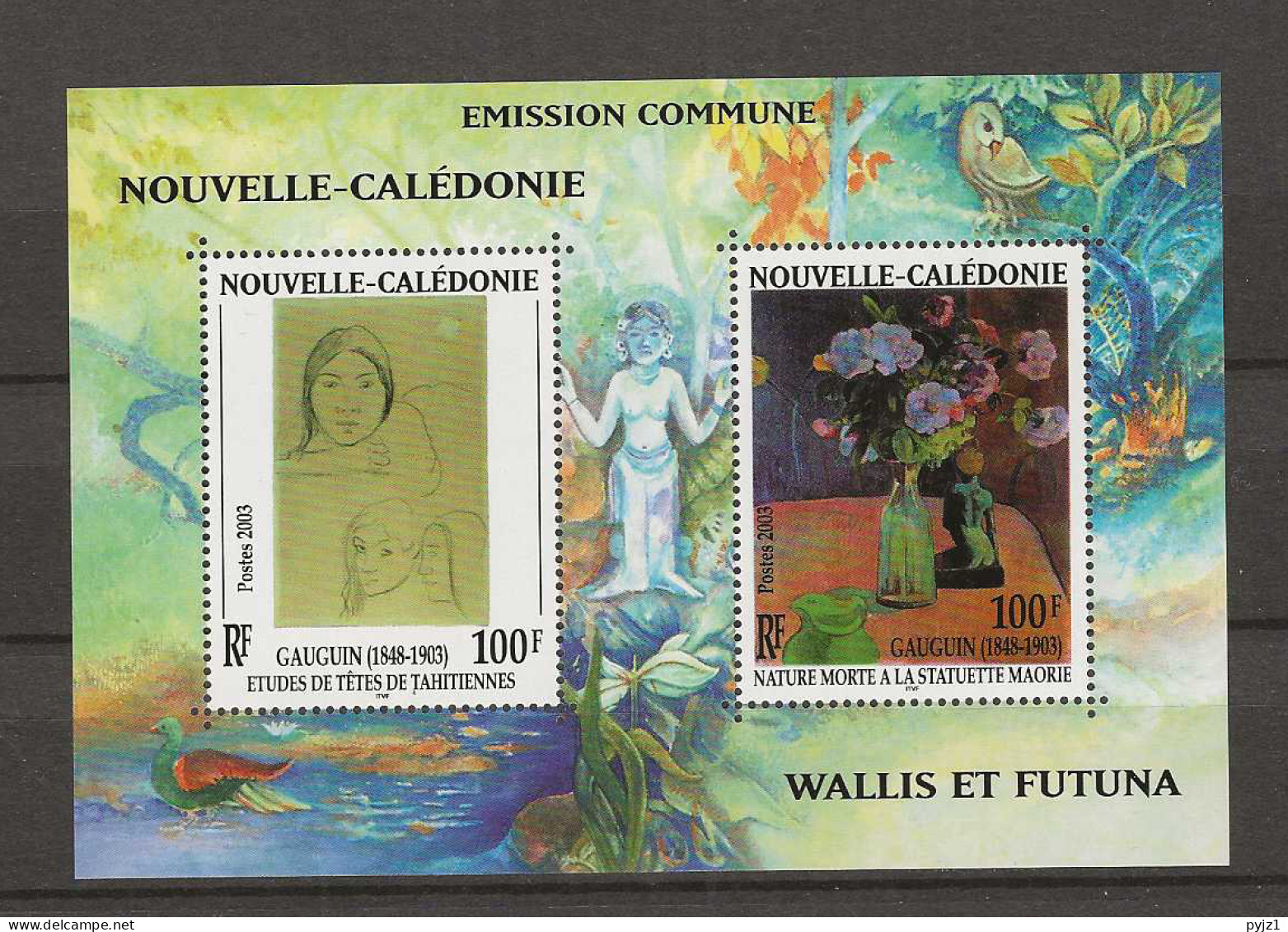 2003 MNH Nouvelle Caledonie Mi Block 29  Postfris** - Blokken & Velletjes